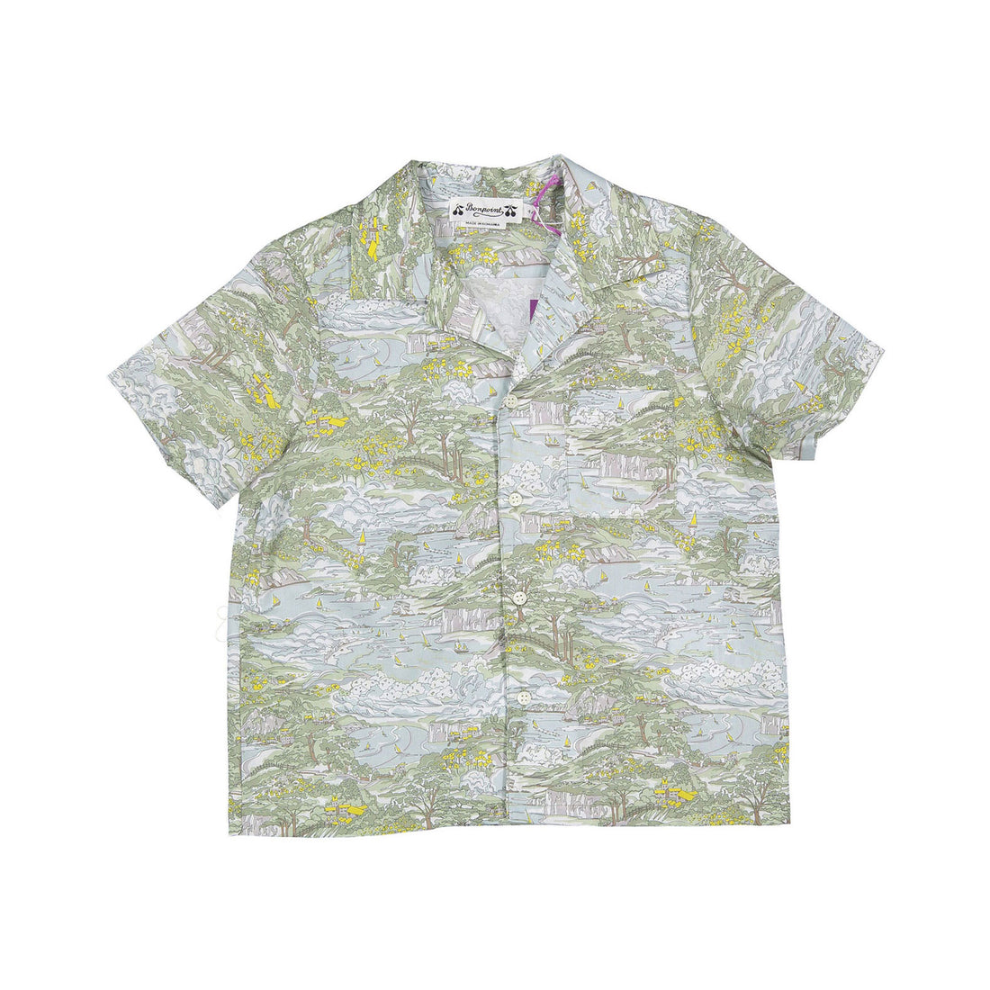 Bonpoint Mint Printed Steve Shirt
