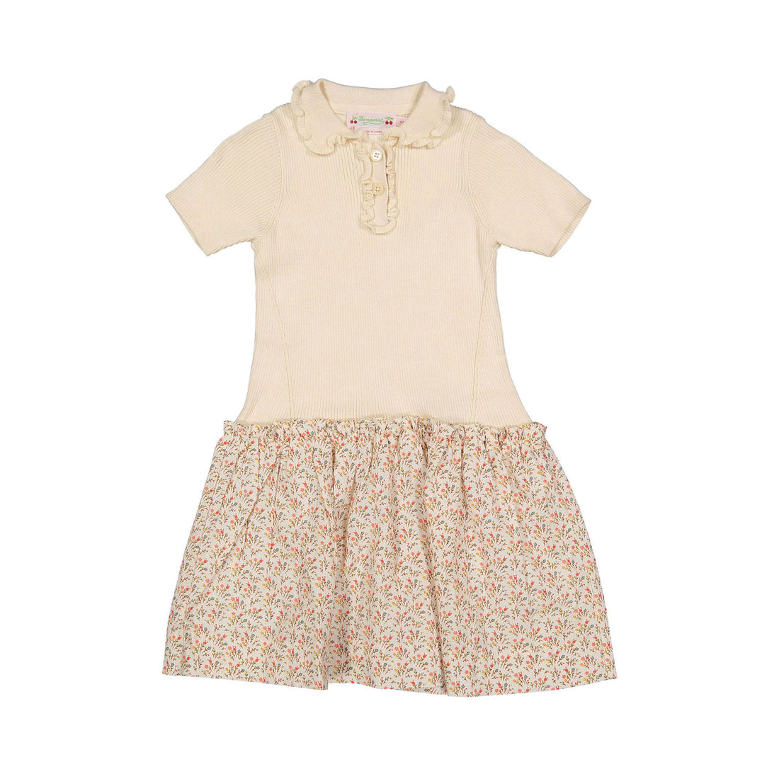 Bonpoint Ecru Clivia Dress