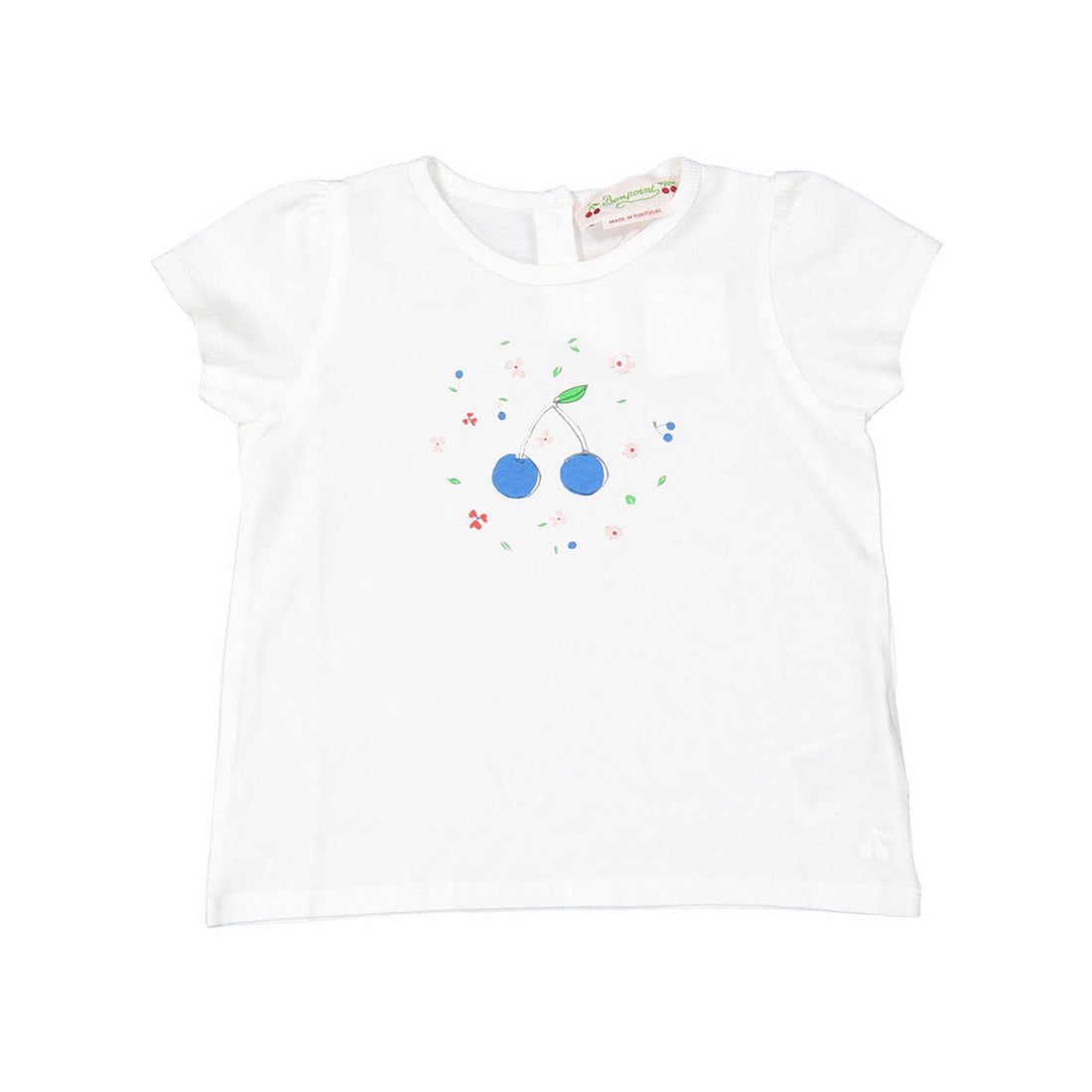 Bonpoint Milk White Cherry Cira Baby T-Shirt