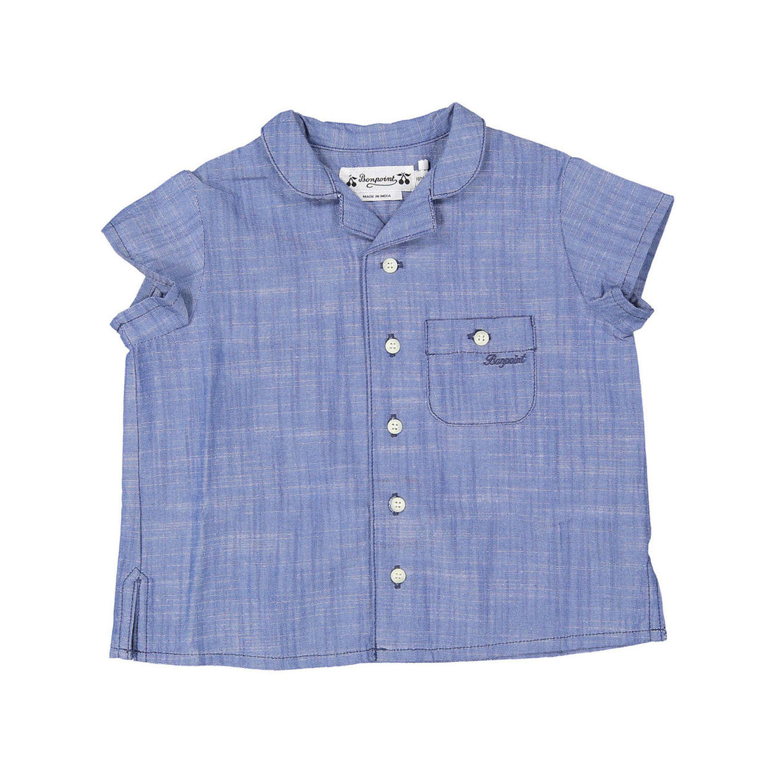 Bonpoint Blue Gerald Baby Shirt