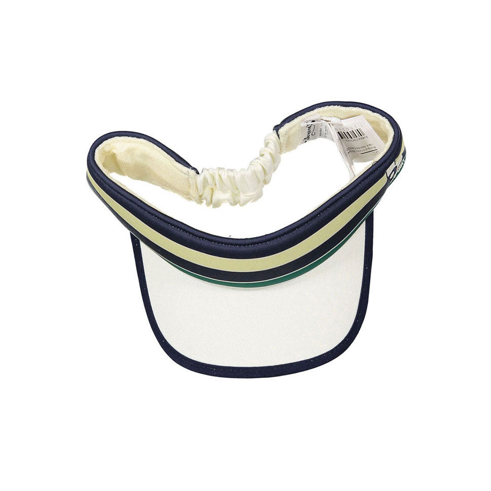 Bonpoint Ivory Stripe Fabre Visor