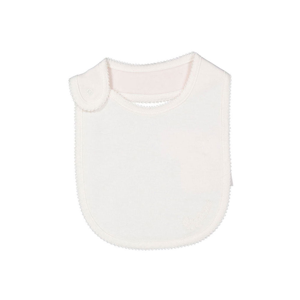 Bonpoint Pale Pink Embroidered Avibis Bib