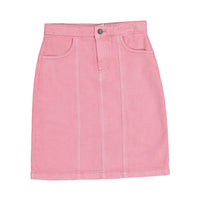 Tocoto Vintage Pink Denim Skirt