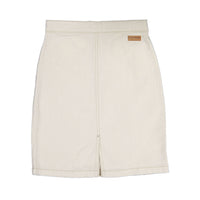 Tocoto Vintage Off White Denim Skirt