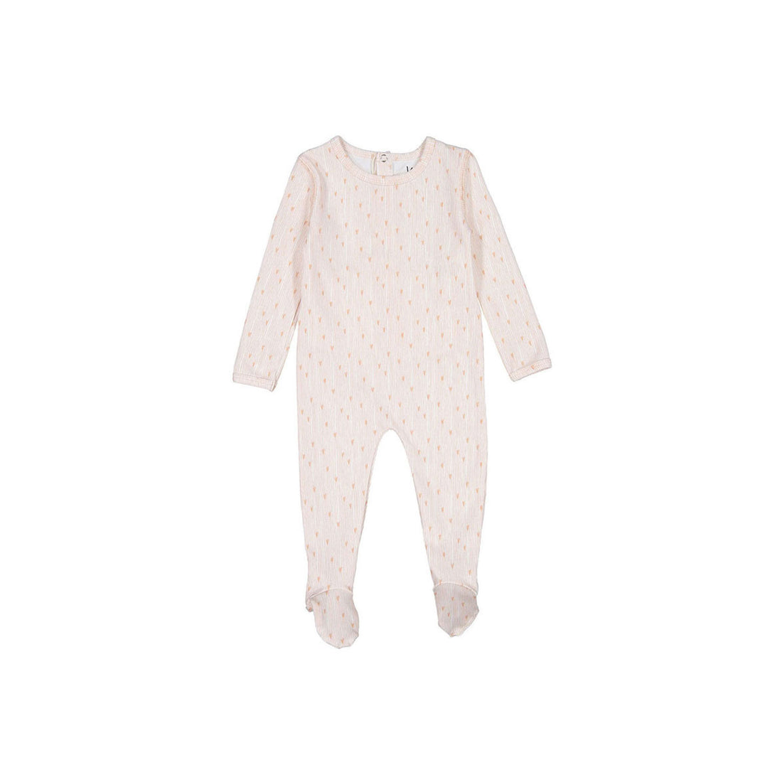 Ladida Layette Heart Print Footie