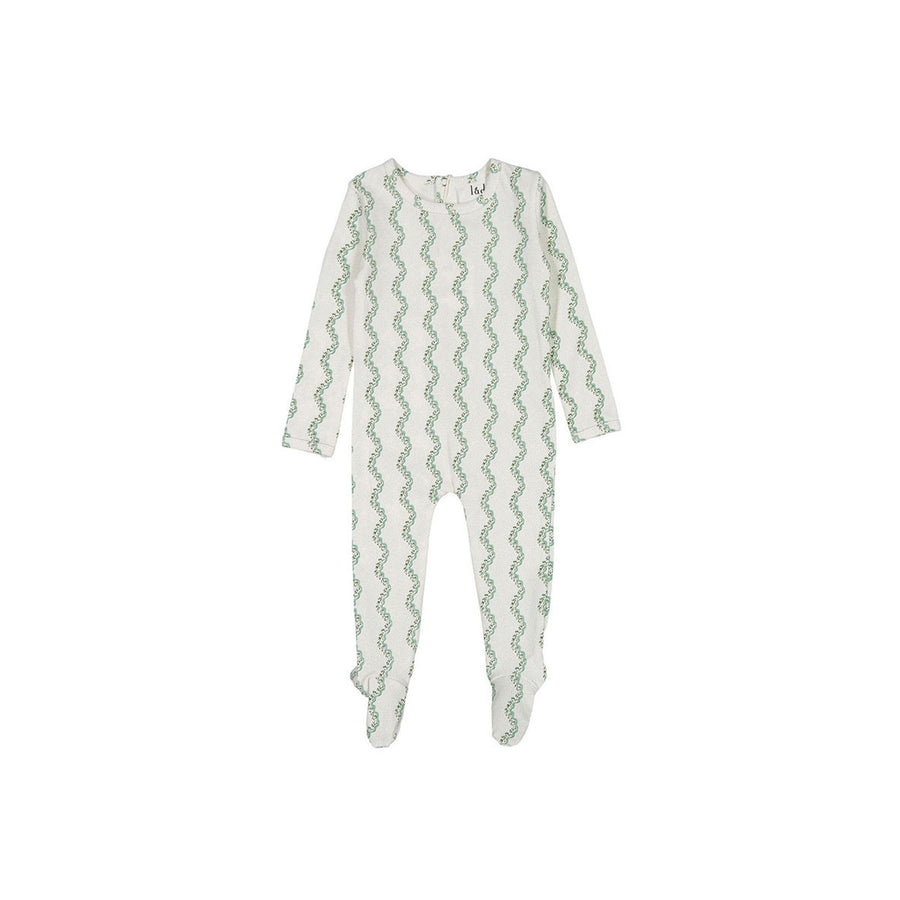 Ladida Layette Green Signature Footie
