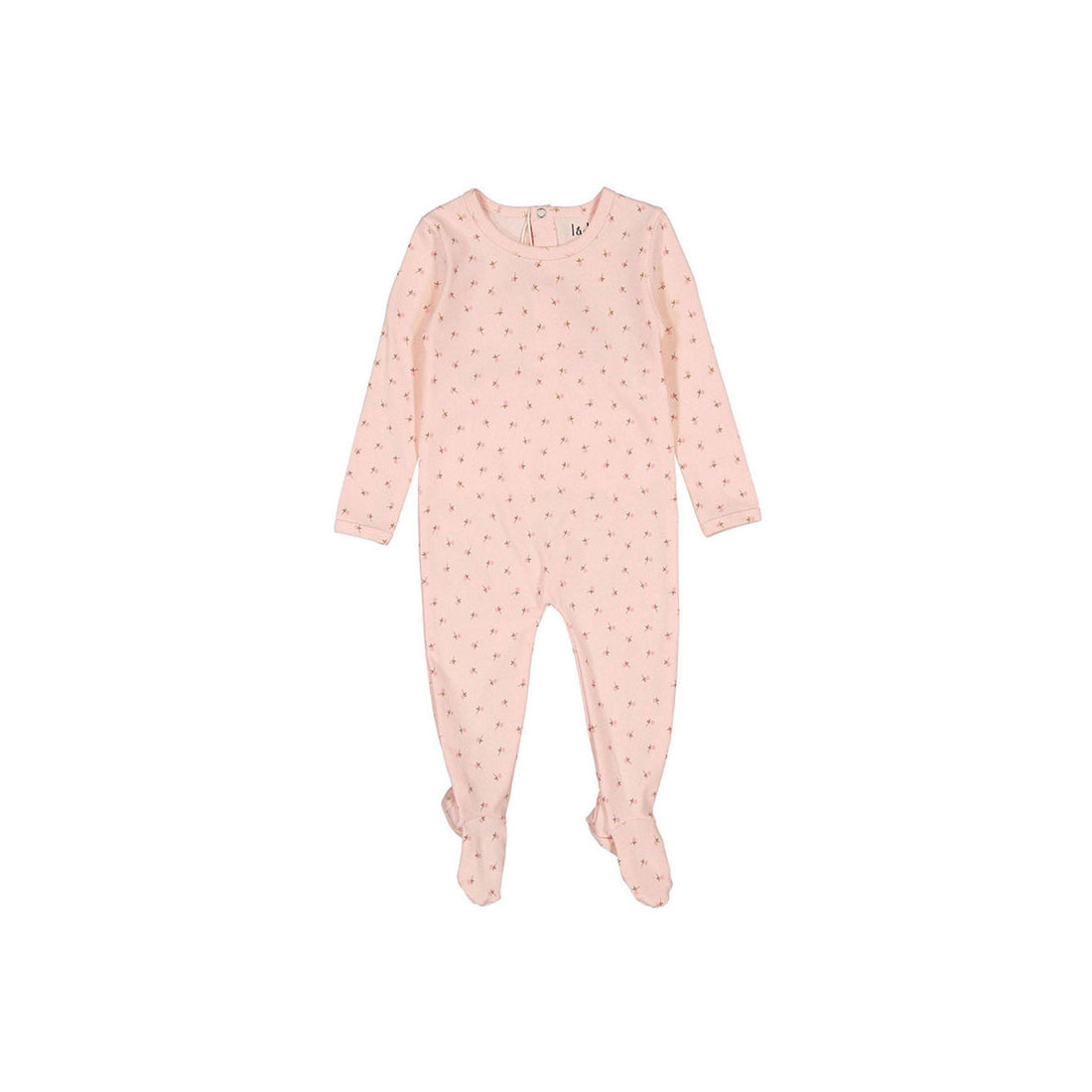 Ladida Layette Pink Buds Footie
