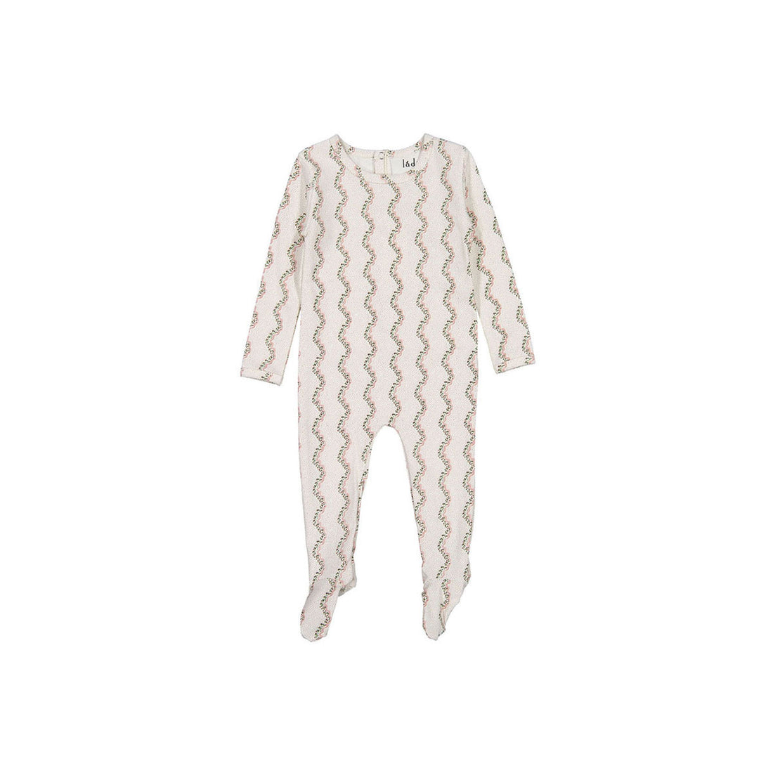 Ladida Layette Pink Signature Footie