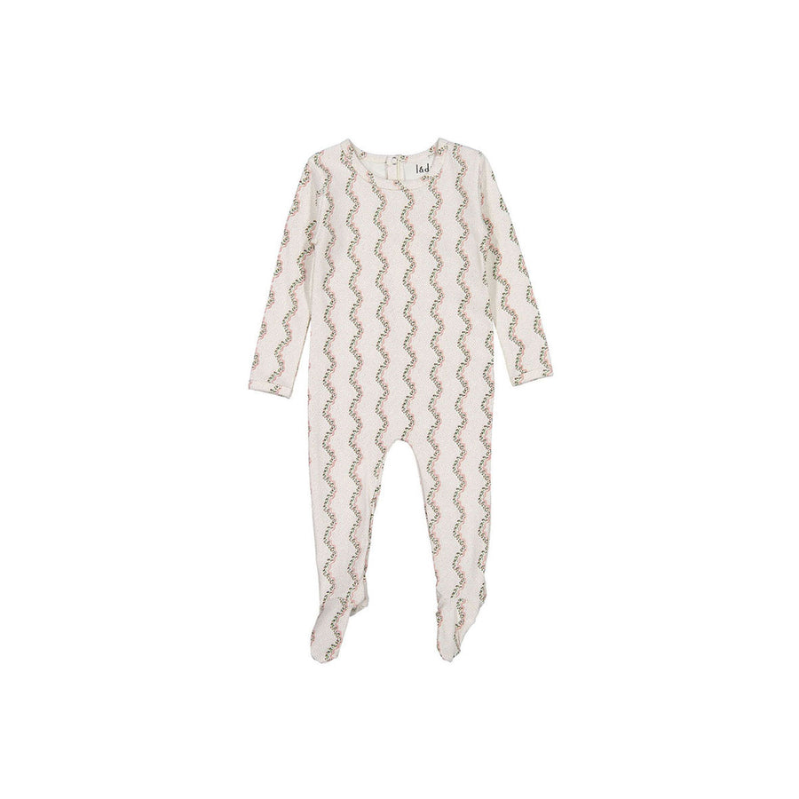 Ladida Layette Pink Signature Footie