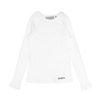 Elements White Waffle Seamed Tee