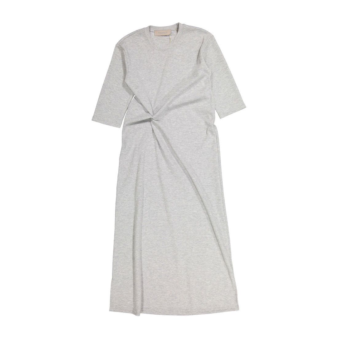 Elements Grey Waffle Tie Dress