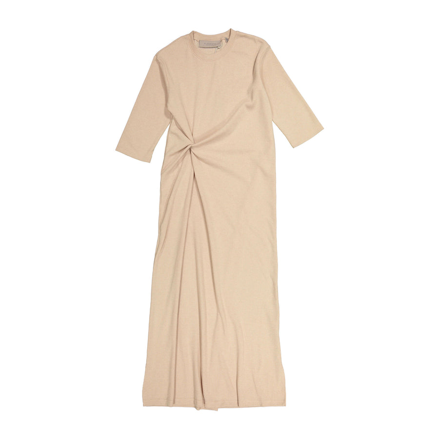 Elements Taupe Waffle Tie Dress