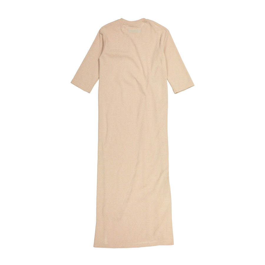 Elements Taupe Waffle Tie Dress
