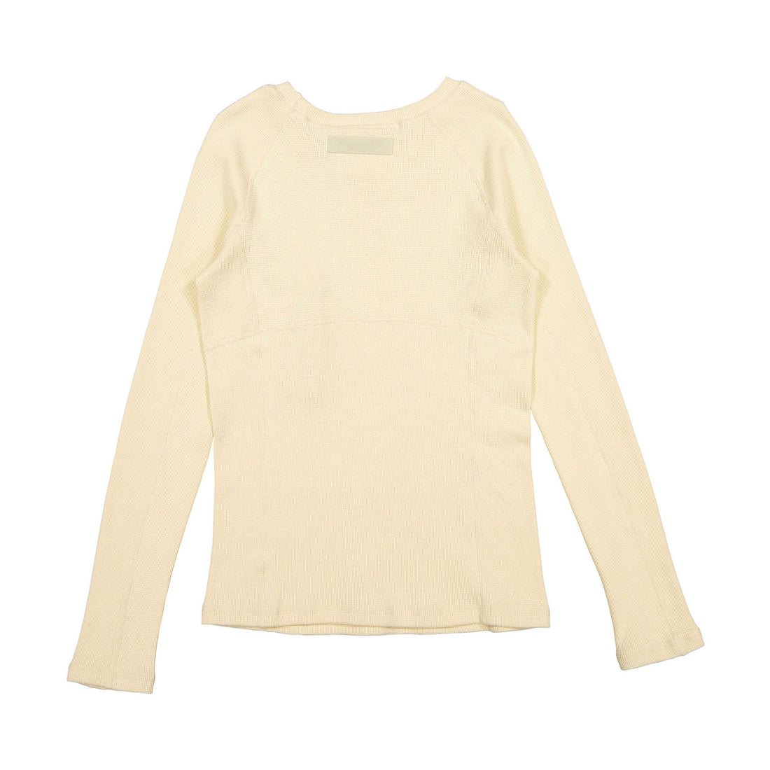 Elements Cream Waffle Seamed Tee