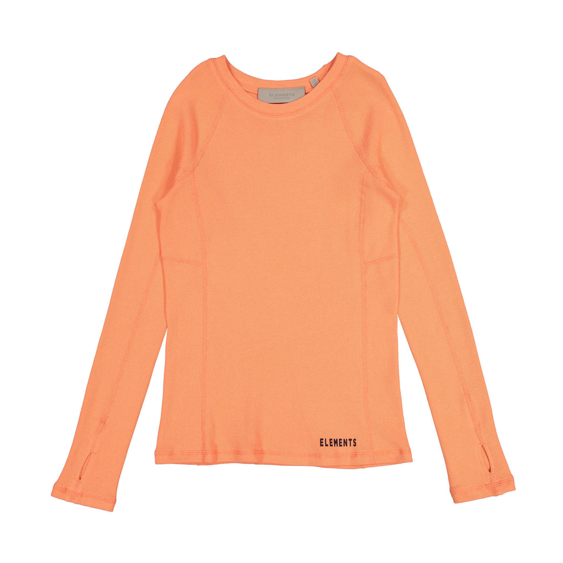 Elements Coral Waffle Seamed Tee