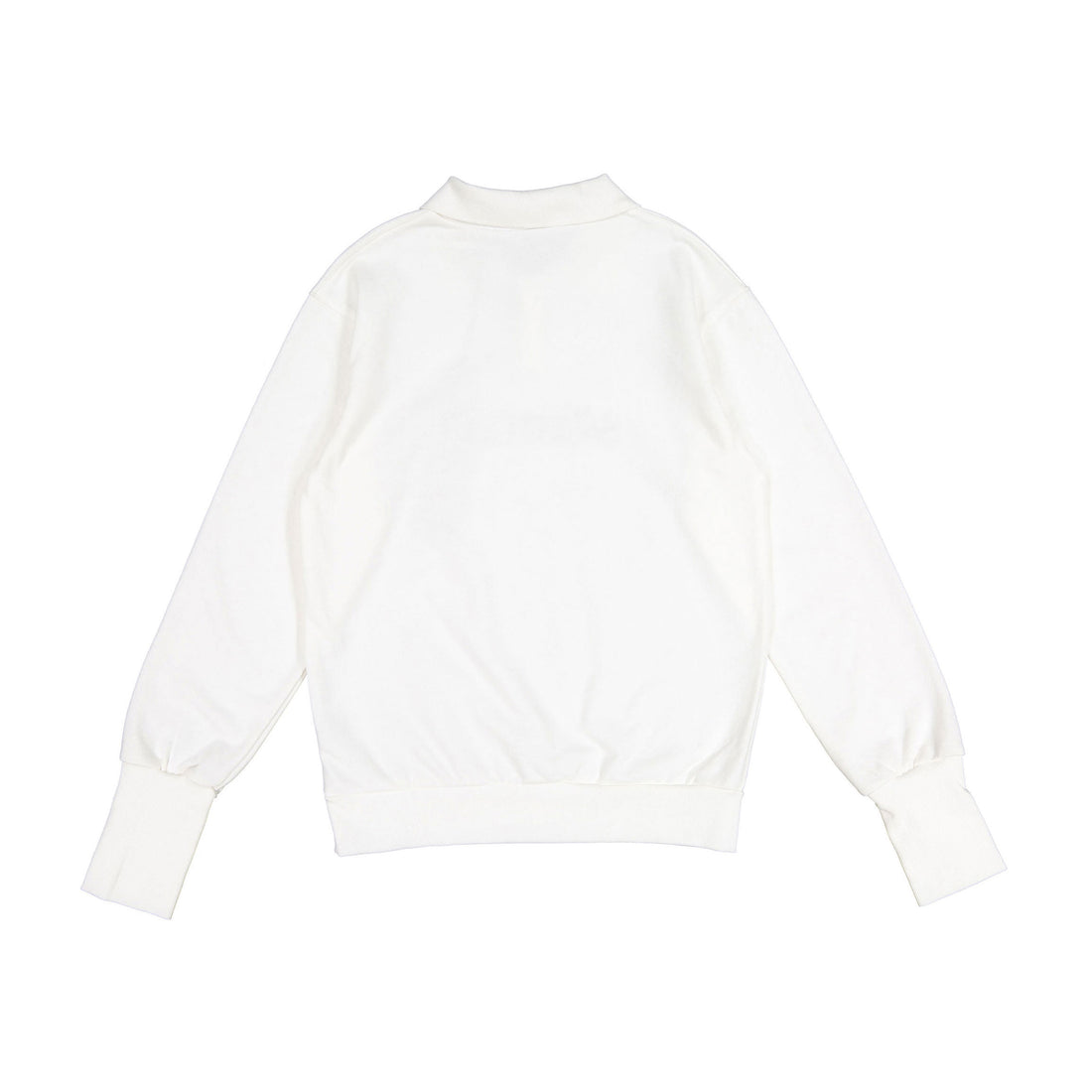 Elements White Sports Club Polo Sweatshirt