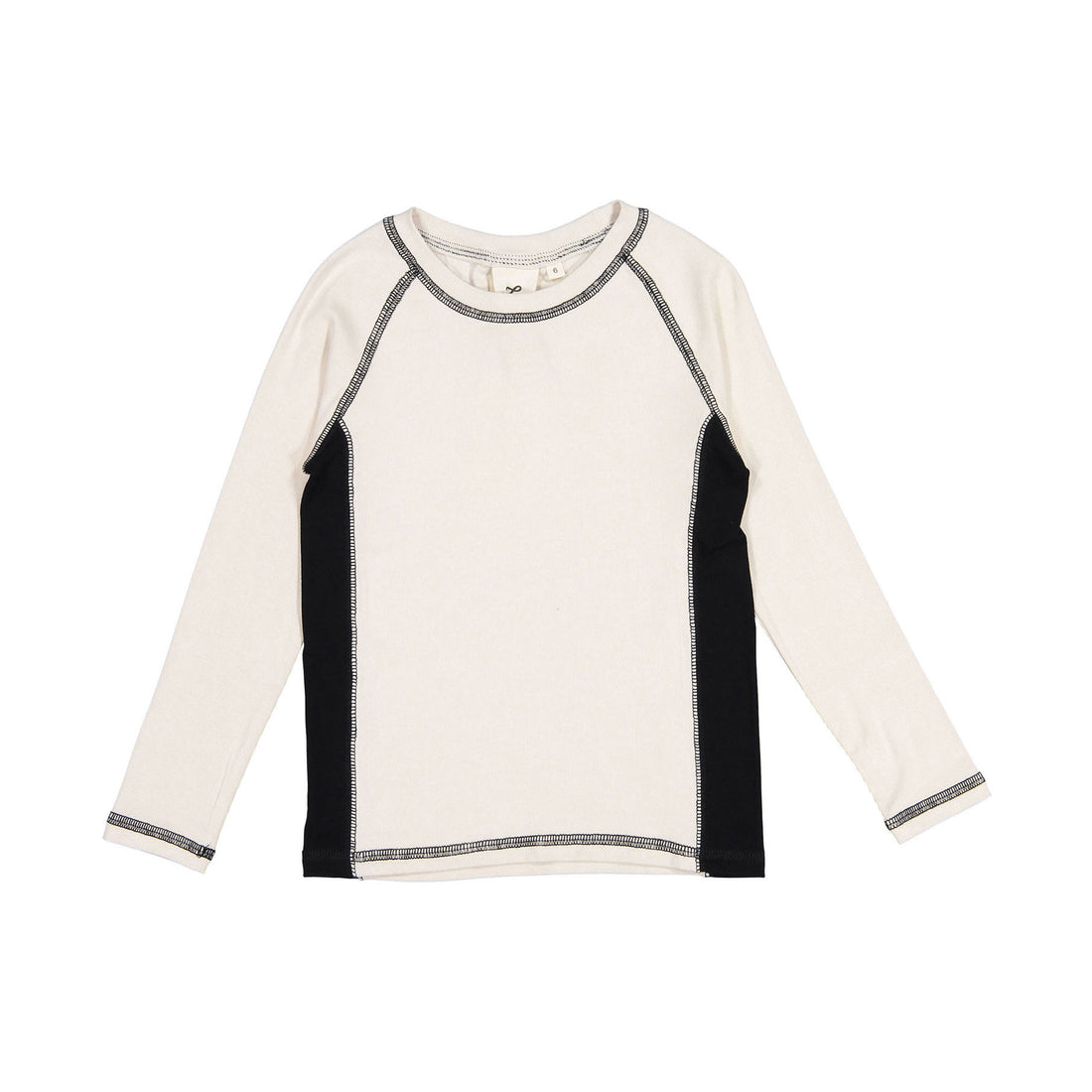 L by Ladida Cream + Black Girl Contrast Tee