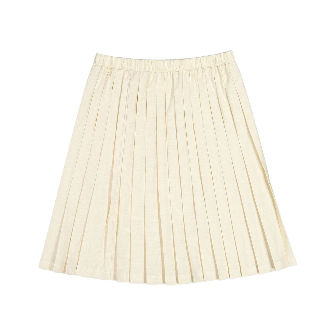 L by Ladida Cream Pleated Skirt