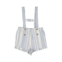 Noma Light Blue/ Sand Striped H Bar Overall