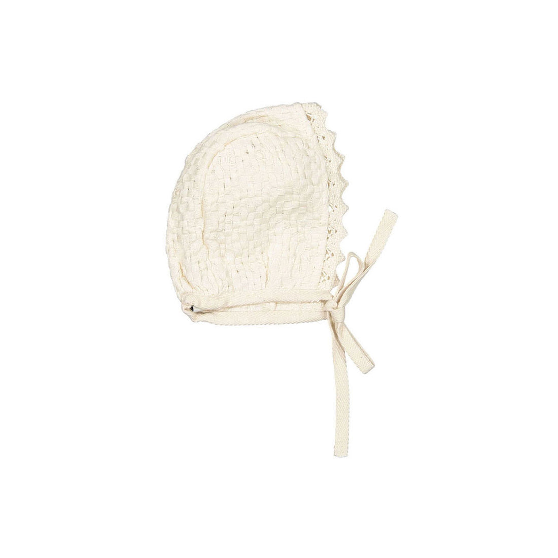 Bebe Organic Natural Signature Bonnet