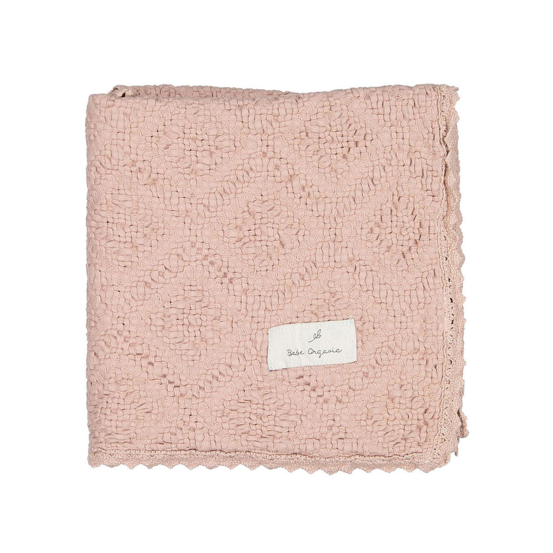 Bebe Organic Dusty Rose Signature Blanket