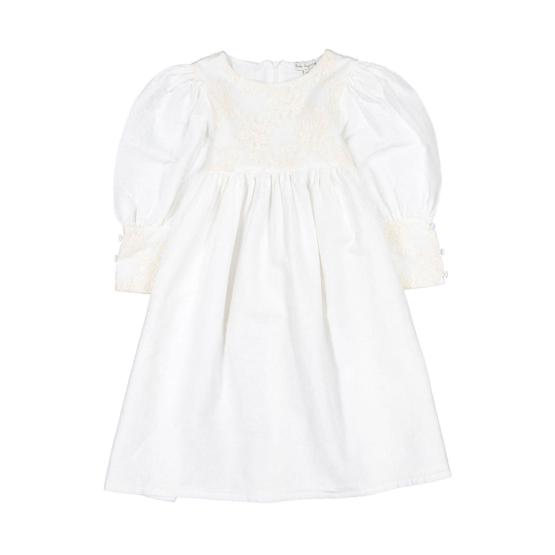 Bebe Organic Antique White Grace Exclusive Dress Ladida Bebe Organic Antique White Grace Exclusive Dress Ladida