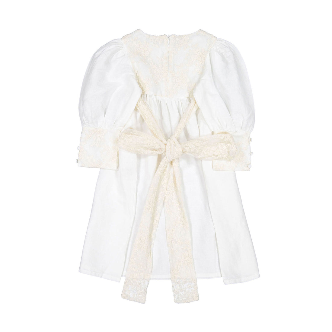Bebe Organic Antique White Grace Exclusive Dress Ladida Bebe Organic Antique White Grace Exclusive Dress Ladida