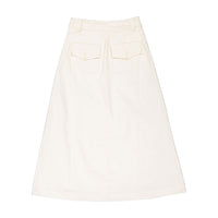 Unlabel Denim White Andrew Skirt