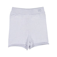 L By Ladida Blue Marled Ribbed Knit Short