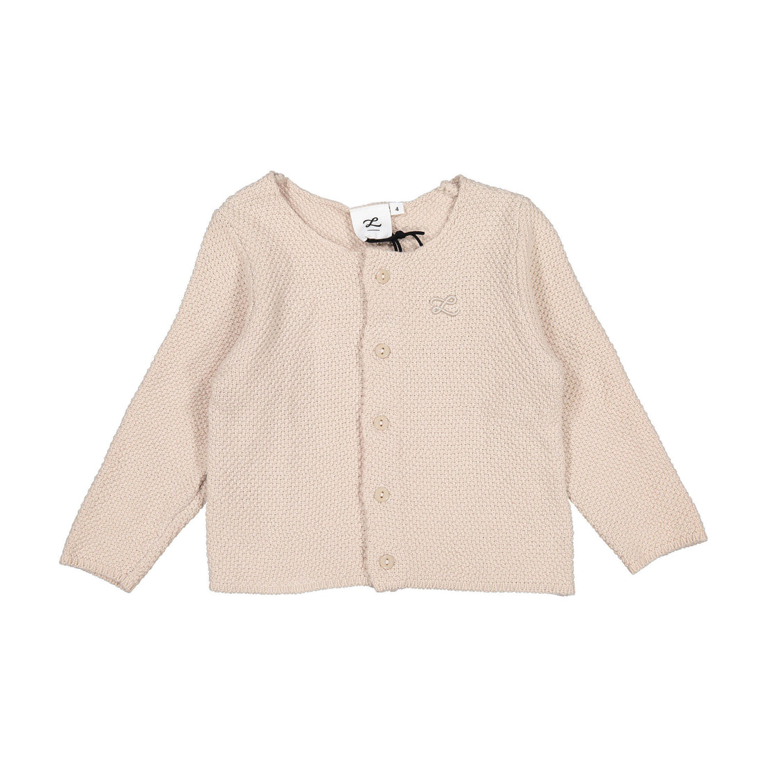 L By Ladida Taupe Knit Cardigan