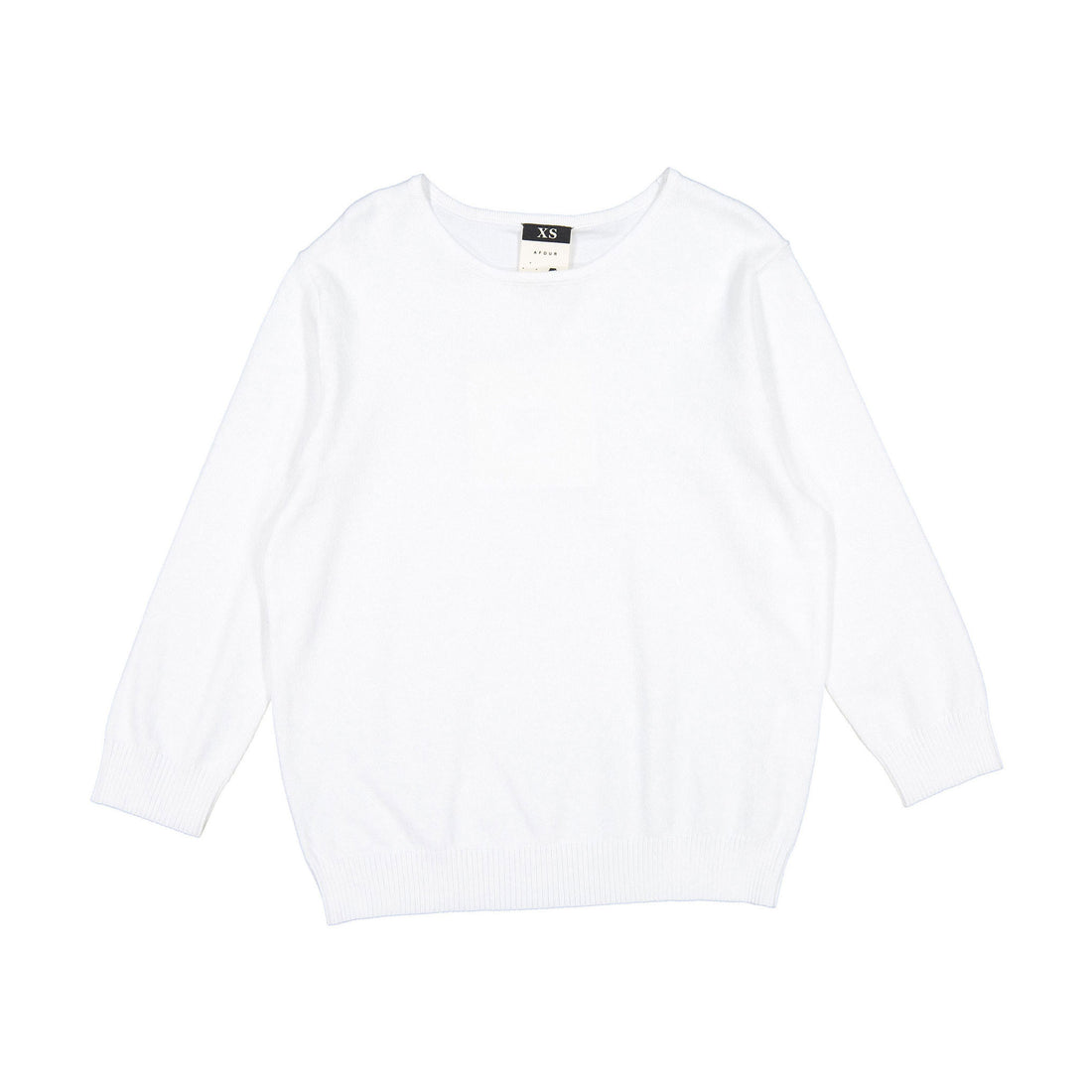 A4 White Crewneck Sweater