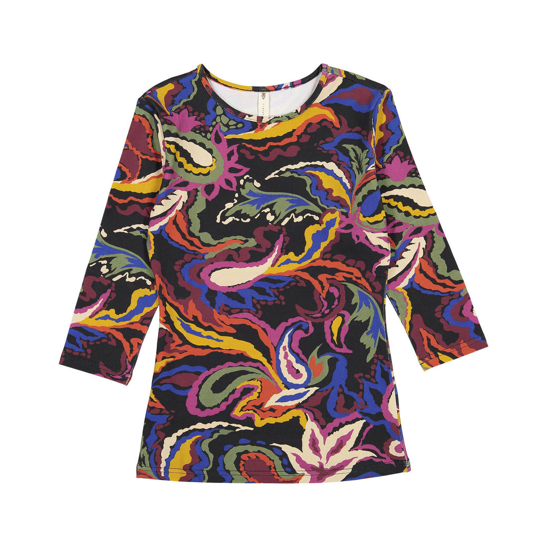 Ava and Lu Paisley Printed T-Shirt