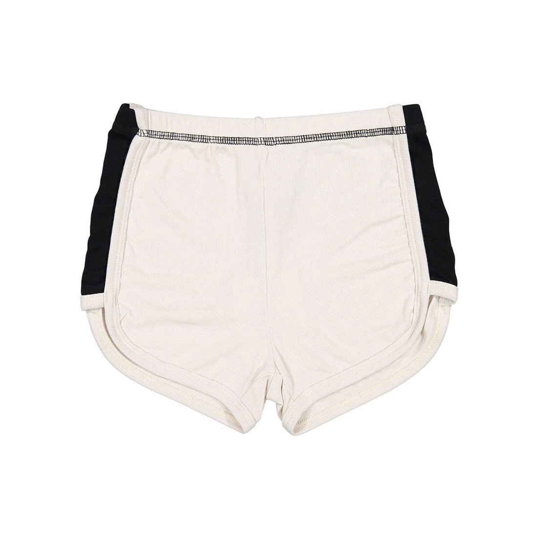 L by Ladida Cream + Black Boys Contrast Shorts