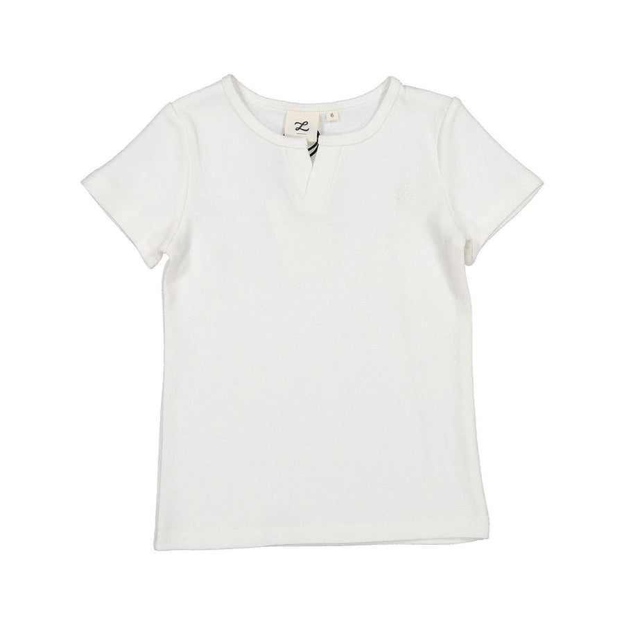 L by Ladida Antique Cream Terry Top