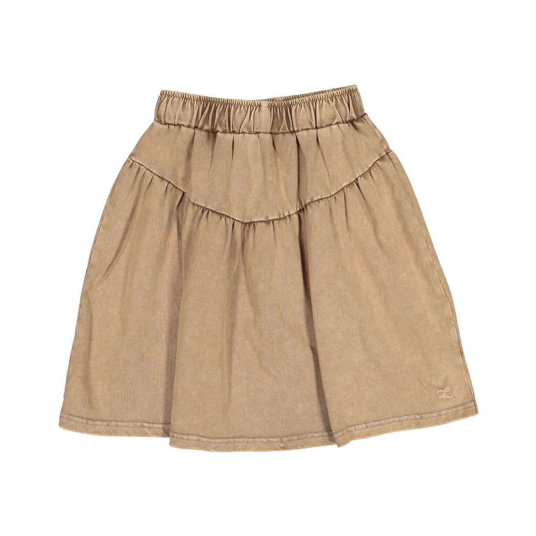 L by Ladida Tan Wash V Skirt