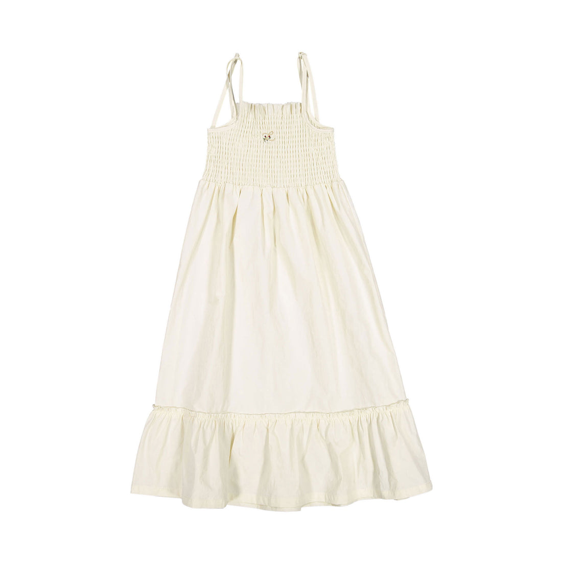 L by Ladida Cream Embroidered Maxi Dress