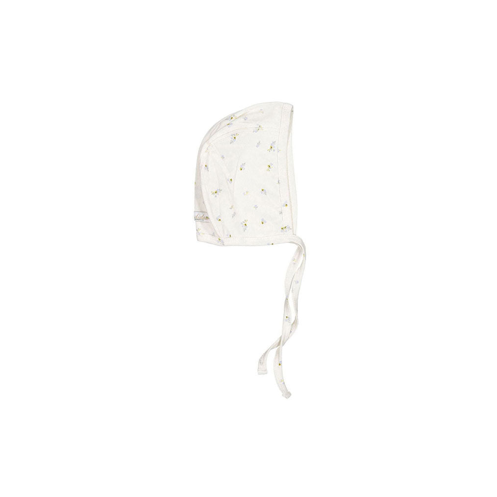 Ladida Layette Blue Florette Allover Bonnet