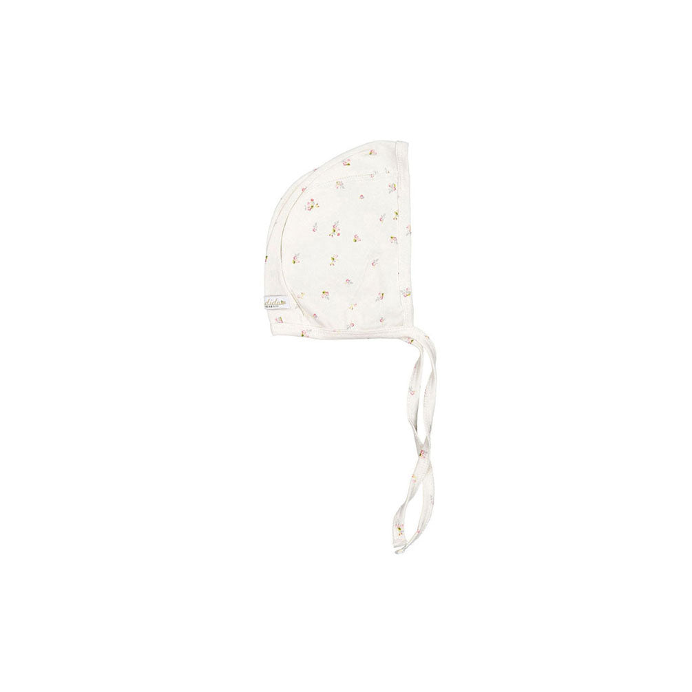 Ladida Layette Pink Florette Allover Bonnet