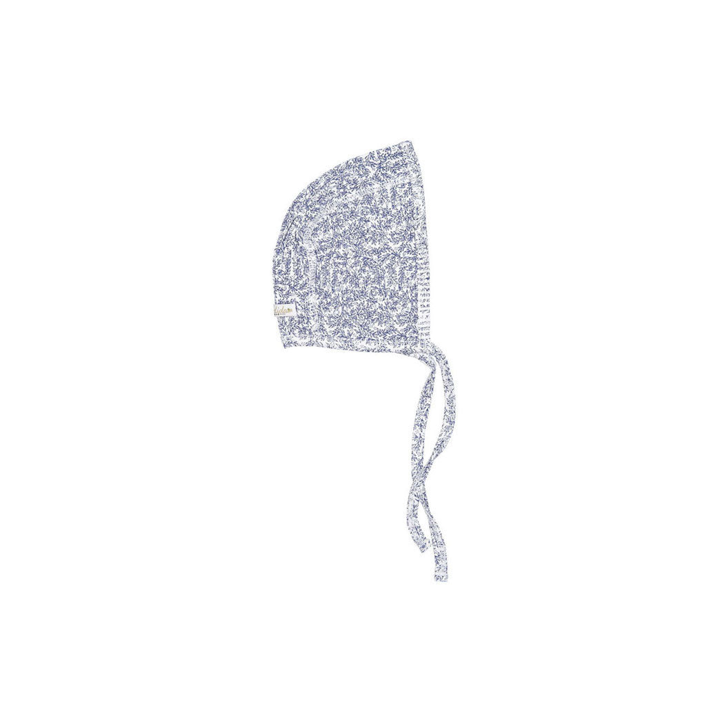 Ladida Layette Blue Vine Bonnet