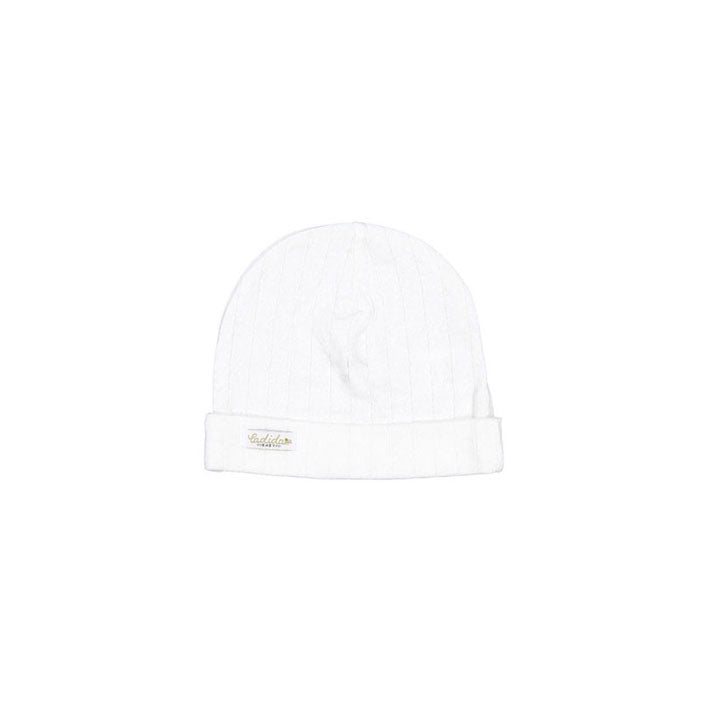 Ladida Layette White Pointelle Hat