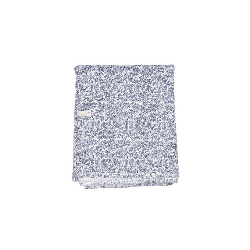 Ladida Layette Blue Vine Blanket