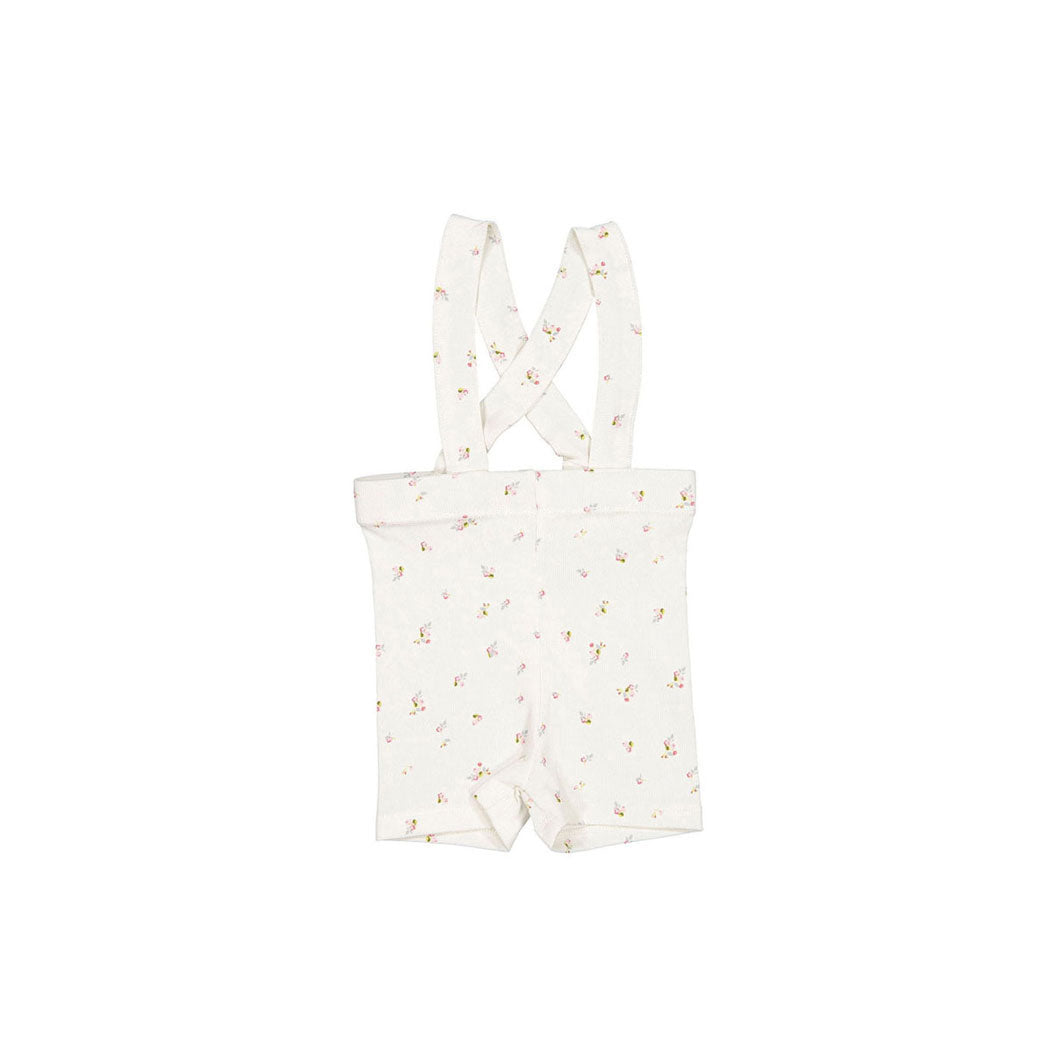 Ladida Layette Pink Florette Allover Suspender Set