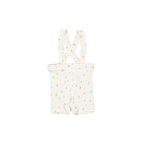 Ladida Layette Pink Florette Allover Suspender Set