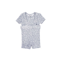 Ladida Layette Blue Vine Suspender Set