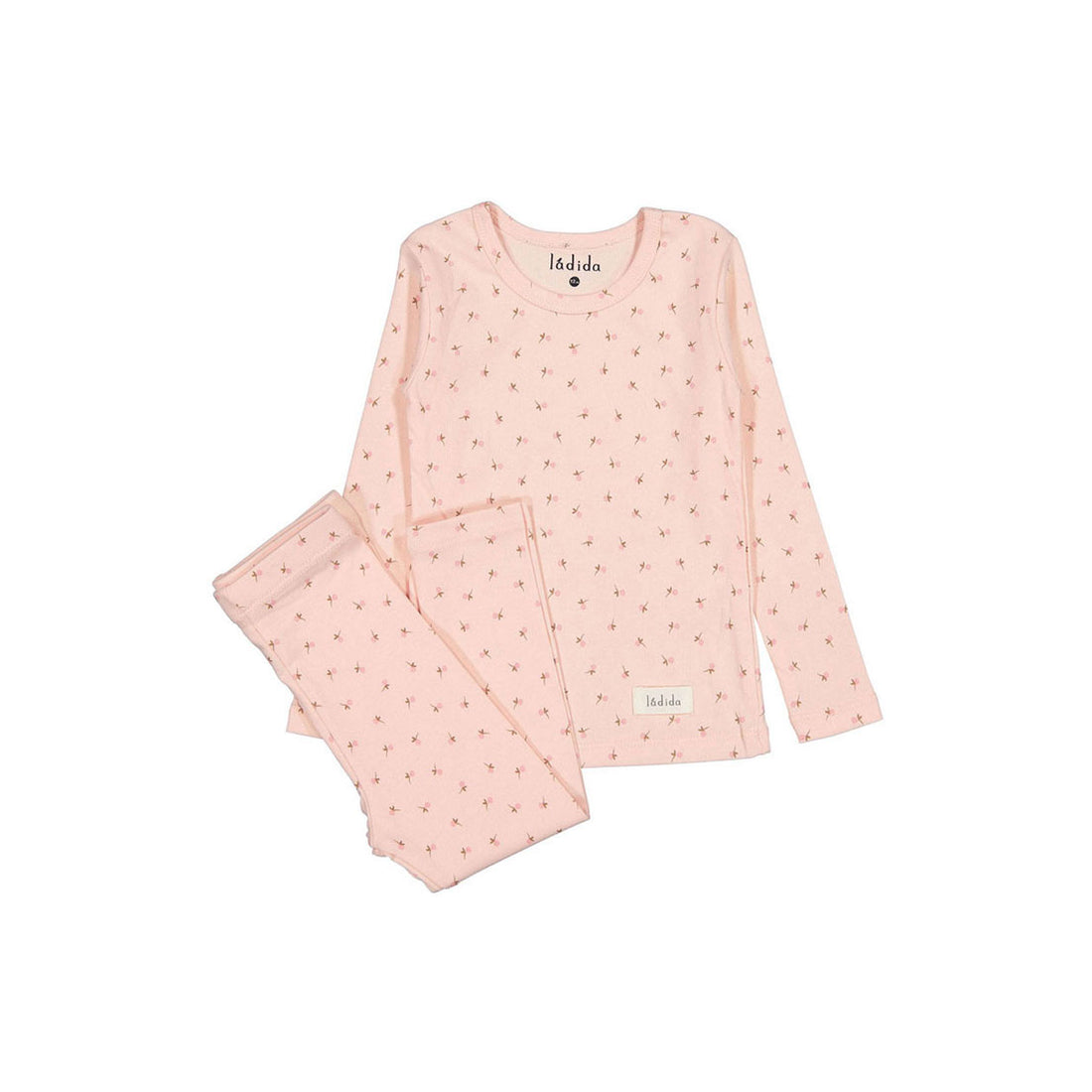 Ladida Layette Pink Buds Pajamas