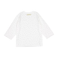 Elements White Rhinestones Boxy Tee