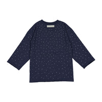Elements Navy Wash Rhinestones Boxy Tee