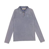 Elements Light Denim Wash E Logo Polo