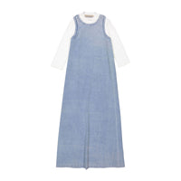 Elements Light Blue Rhinestone Mock Tee Dress