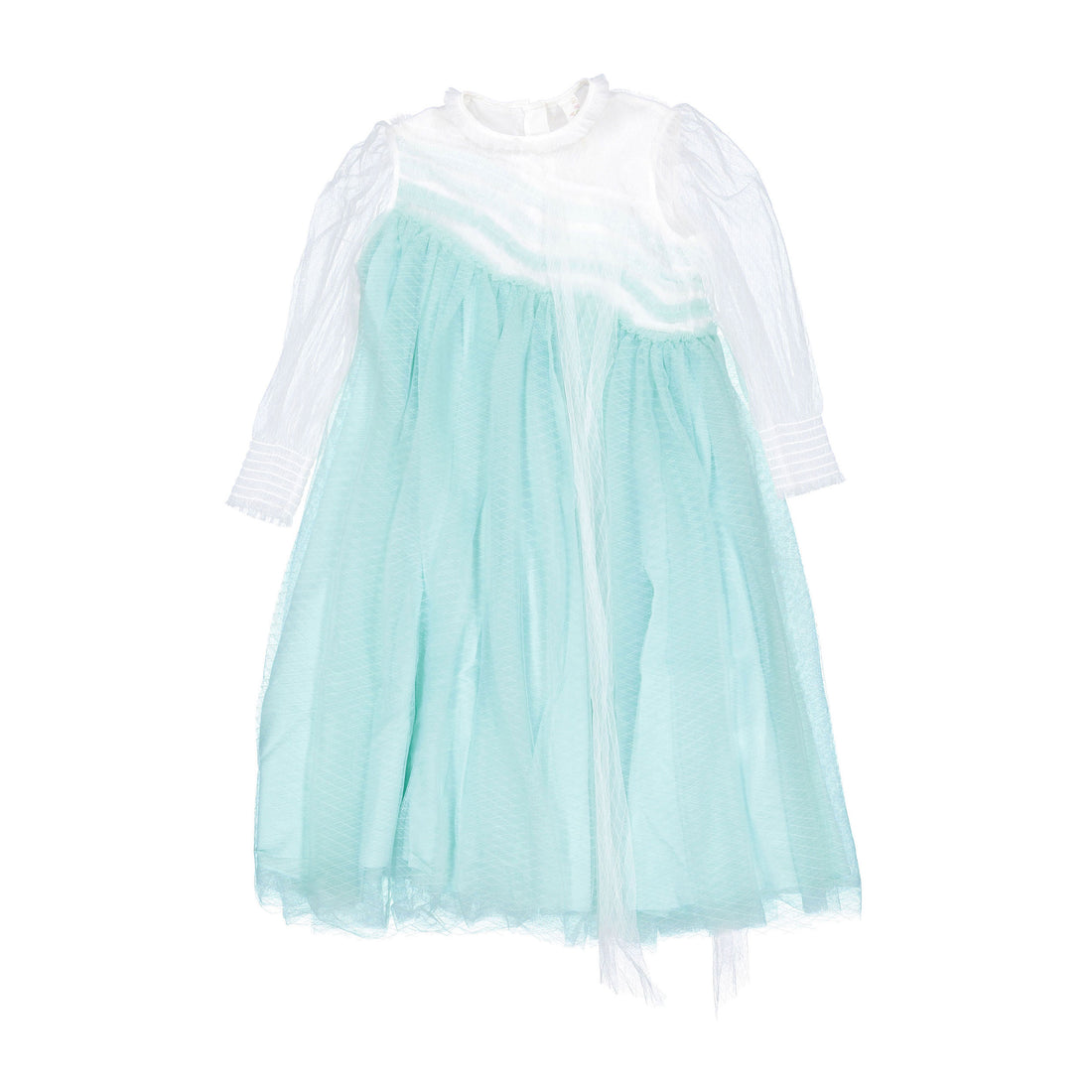 Tia Cibani Bay Mix Misty Wave Maxi Gown